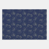 Zodiac-signalen in de sterren, constellaties inpakpapier vel (Voorkant 3)