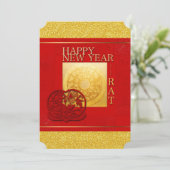 Zodiac-signalen Rat Papercut Chinees jaar 2020 PI Kaart (Staand voorkant)