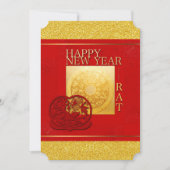 Zodiac-signalen Rat Papercut Chinees jaar 2020 PI Kaart (Voorkant)