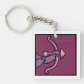  Zodiac-signalen Sagittarius 2 zijkant K Sleutelhanger (Voorkant)