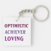 Zodiac-signalen Sagittarius 2 zijkant K Sleutelhanger (Achterkant)