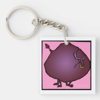 Zodiac-signalen Taurus 2-zijdige Sleutelhanger
