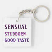  Zodiac-signalen Taurus 2-zijdige Sleutelhanger (Achterkant)