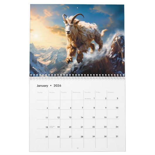 Zodiac Signs – A Year of Stars Kalender (Jan 2026)
