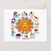 Zodiac-Signs-All-V-1 Briefkaart (Voorkant)