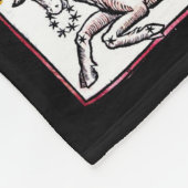 Zodiac Signs Birthday astrology symbolen kunst Fleece Deken (Hoek)