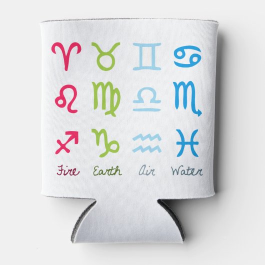 Zodiac Signs Blikjeskoeler (Voorkant)