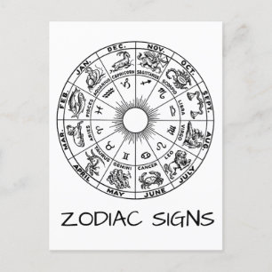 Zodiac Signs Briefkaart