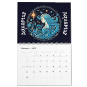 Zodiac Signs Calendar Kalender (Feb 2027)