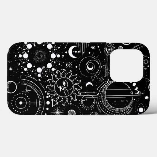 Zodiac Signs Night Sky Constellation Stars Case-Mate iPhone Case (Achterkant (horizontaal))