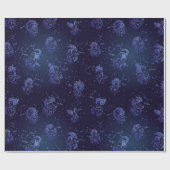 Zodiac Signs Patroon Cadeaupapier (Vlak)