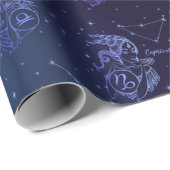 Zodiac Signs Patroon Cadeaupapier (Rol Hoek)