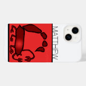 Zodiac Signs Scorpio gepersonaliseerd op Birthday  Case-Mate iPhone Case (Achterkant (horizontaal))