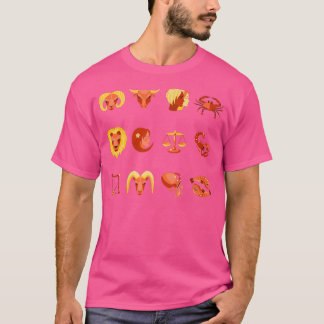 Zodiac Signs Vriendin Zodiac Horoscope Astrologie T-shirt