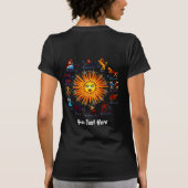 Zodiac Signs Women All V-1 T-shirt (Achterkant)