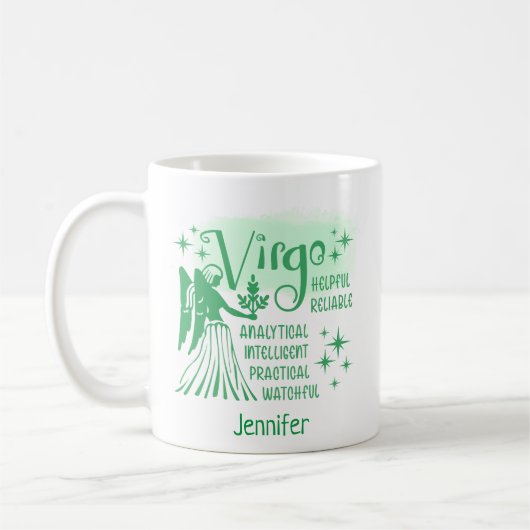 Zodiac Specialized Virgo Traits Horoscope Coffee Koffiemok (Links)