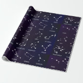 Zodiac Star Constellations Craft of Gift Cadeaupapier (Uitgerold)