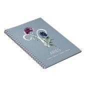 Zodiac Star Sign Aries Notitieboek (Rechterzijde)