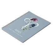 Zodiac Star Sign Aries Notitieboek (Linkerzijde)