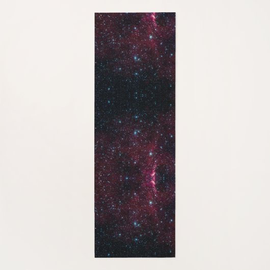 Zodiac Star Sign Pisces Fish Monogram Glitter Yogamat (Achterkant)