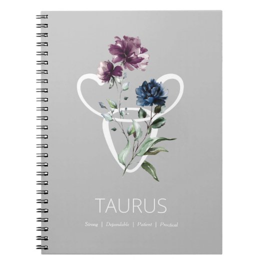 Zodiac Star Sign Taurus Notitieboek (Voorkant)