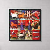  Zodiac Star-signalen Alle twaalf - accessoires Canvas Afdruk (Voorkant)