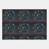 Zodiac Star symbool Wrapping Papieren vellen (Voorkant)