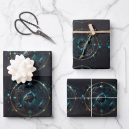 Zodiac Star symbool Wrapping Papieren vellen