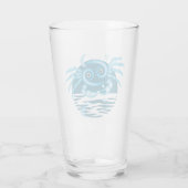 Zodiac Star-teken - kankersymbool Glas (Achterkant)