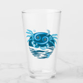 Zodiac Star-teken - kankersymbool Glas (Voorkant)