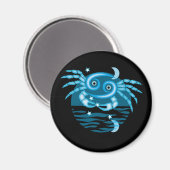 Zodiac Star-teken - kankersymbool Magneet (Voorkant / Achterkant)