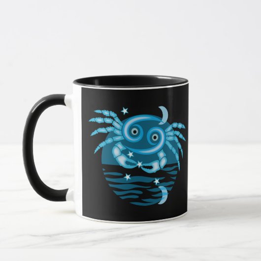 Zodiac Star-teken - kankersymbool Mok (Links)