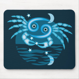 Zodiac Star-teken - kankersymbool Muismat