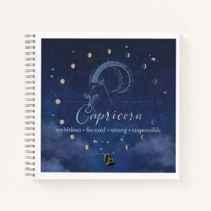 Zodiac - Steenbok - Dagboek Notitieboek