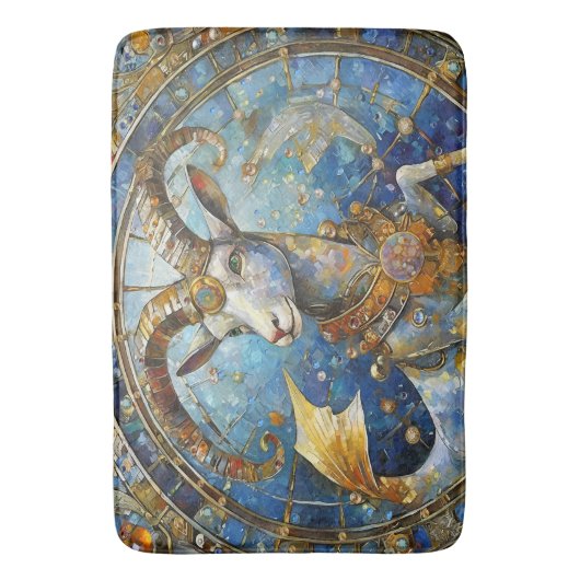 Zodiac - Steenbok de Zee Geit Badmat (Voorkant Verticaal)