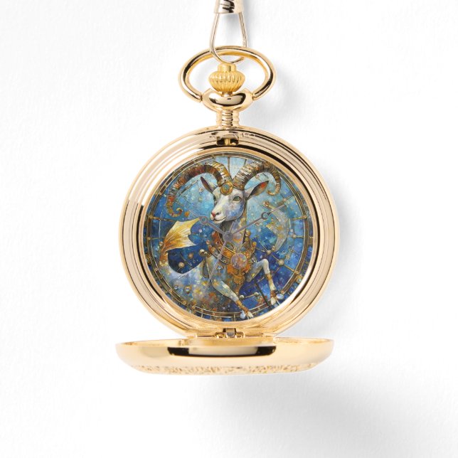 Zodiac - Steenbok de Zee Geit Horloge (Voorkant)