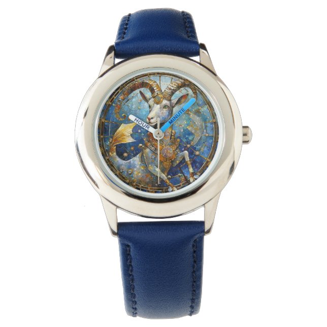 Zodiac - Steenbok de Zee Geit Horloge (Voorkant)