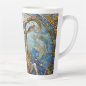 Zodiac - Steenbok de Zee Geit Latte Mok (Rechts)