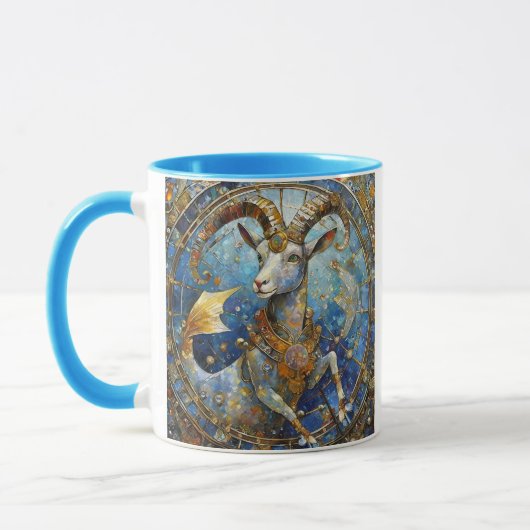 Zodiac - Steenbok de Zee Geit Mok (Links)