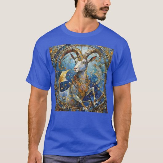 Zodiac - Steenbok de Zee Geit T-shirt (Voorkant)