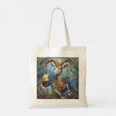 Zodiac - Steenbok de Zee Geit Tote Bag (Achterkant)