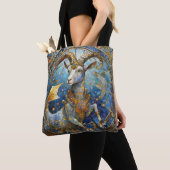 Zodiac - Steenbok de Zee Geit Tote Bag (Dichtbij)