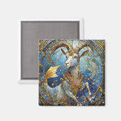Zodiac - Steenbok de Zeegeit Magneet (Voorkant / Achterkant)