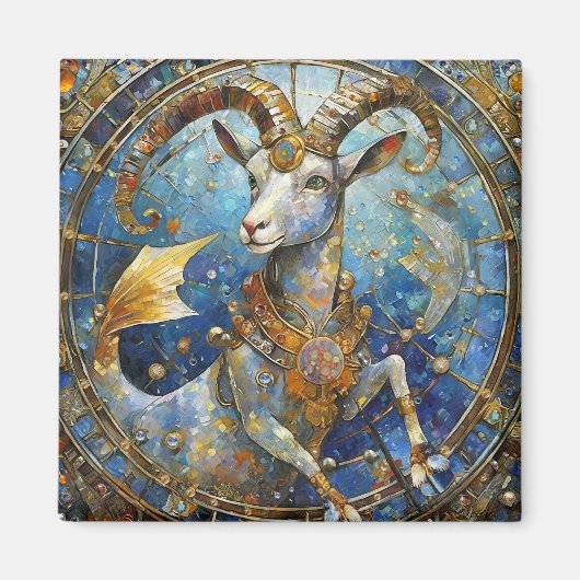 Zodiac - Steenbok de Zeegeit Magneet (Voorkant)