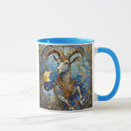 Zodiac - Steenbok de Zeegeit Mok (Rechts)