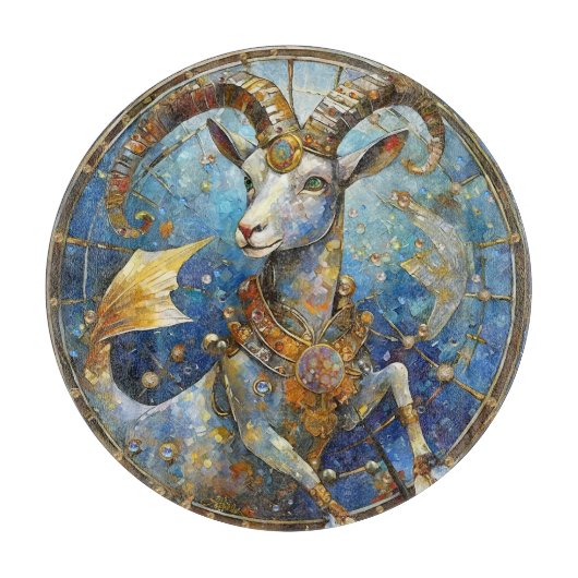 Zodiac - Steenbok de Zeegeit Snijplank (Voorkant)