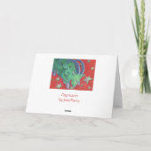 Zodiac Steenbok 'Happy Birthday' kaart wit (Achterkant)