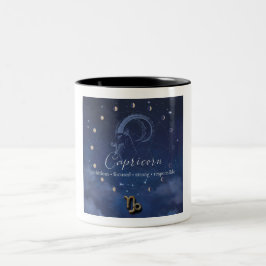 Zodiac - Steenbok - Koffiemok Tweekleurige Koffiemok