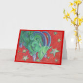 Zodiac Steenbok wenskaart Kaart (Gele Bloem)