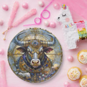 Zodiac - Stier de stier Papieren Bordje (Feest)